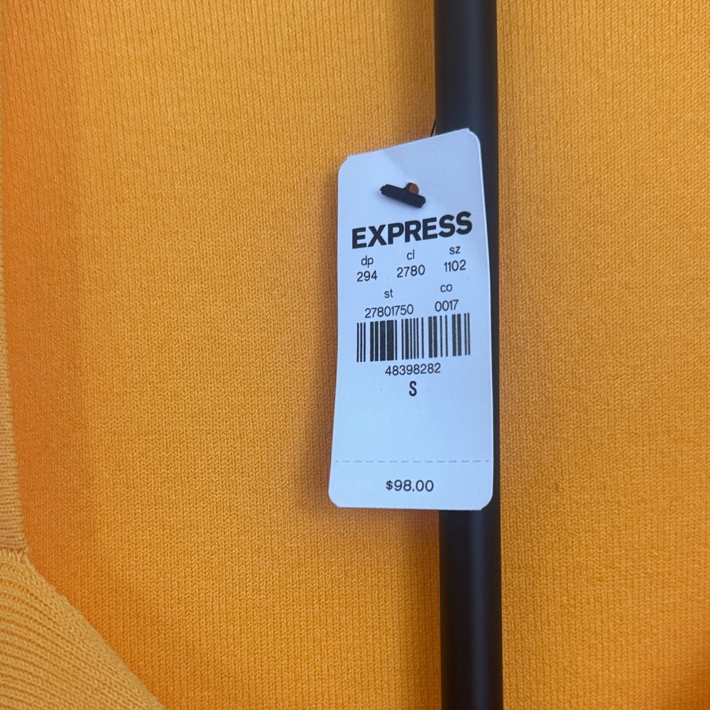 Express Colorblock Midi Dress in Mustard, Rust & Fuchsia - Picture 5 of 6